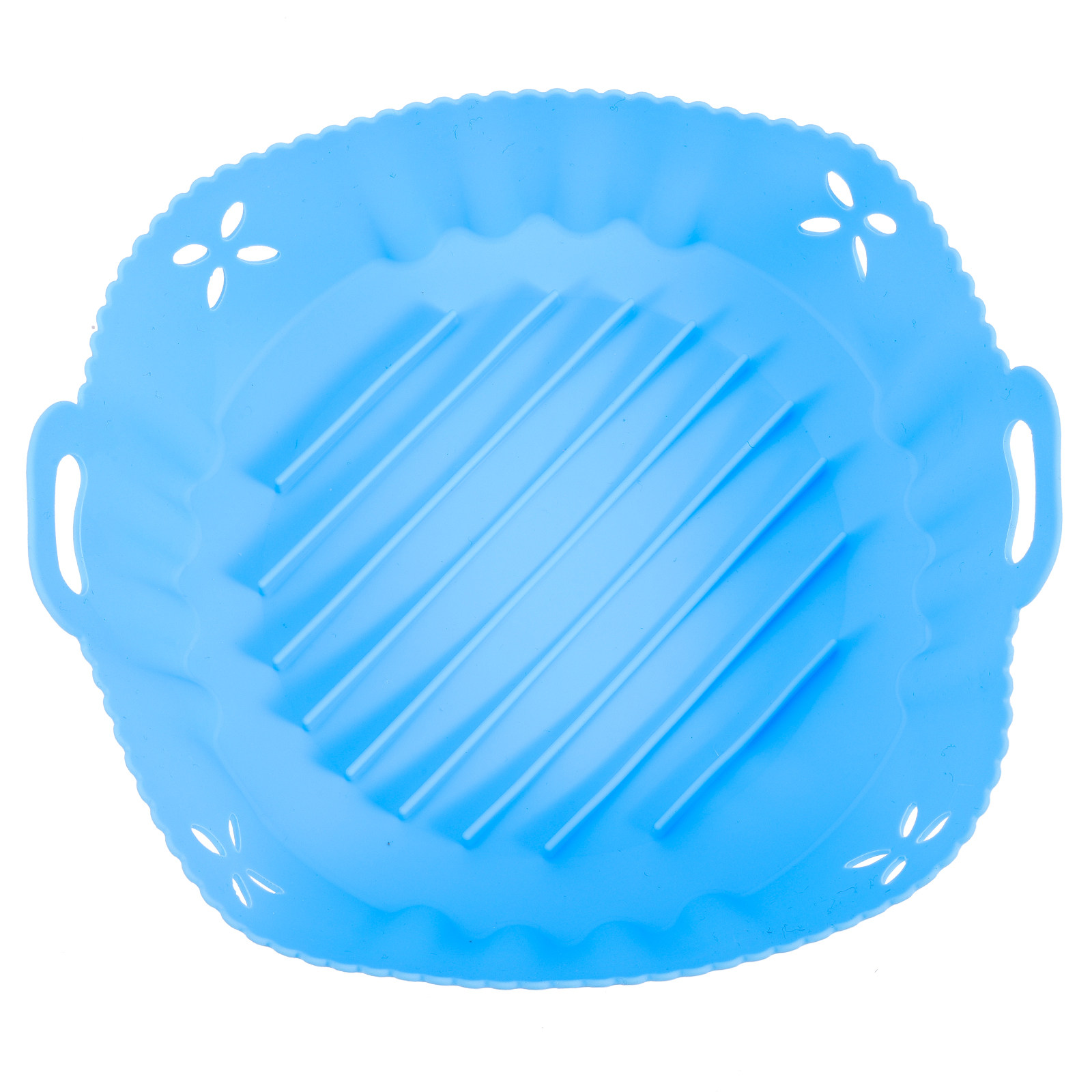 Air Fryer Silicone Pot Liner - Wiederverwendbare Antihaft-Silikonmatte für Heißluftfritteusen, hitzebeständige, waschbare