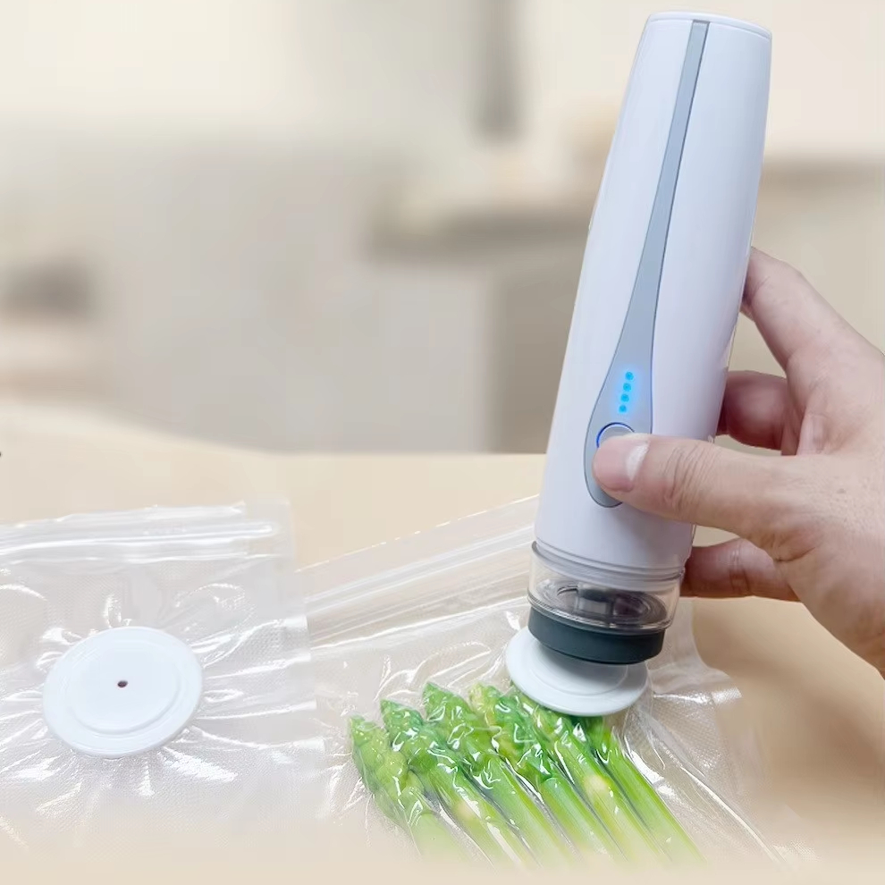 Food Vacuum Sealer Machine - Automatische Mini-Vakuumiermaschine Haushalts-Kunststoff-Lebensmittel-Snack-Aufbewahrung Elektrisches Haushaltsgerät