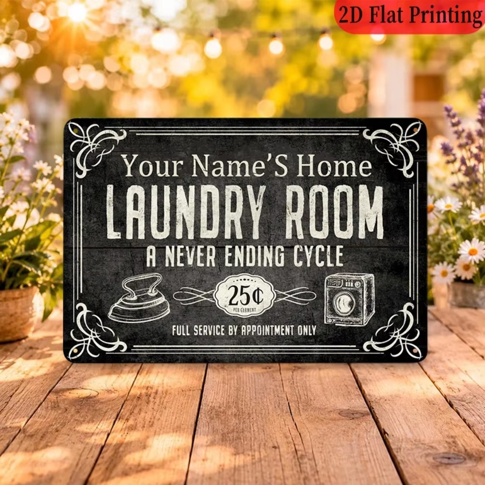 Wäscheschild mit individuellem – Laundry Bewertung und Preis
