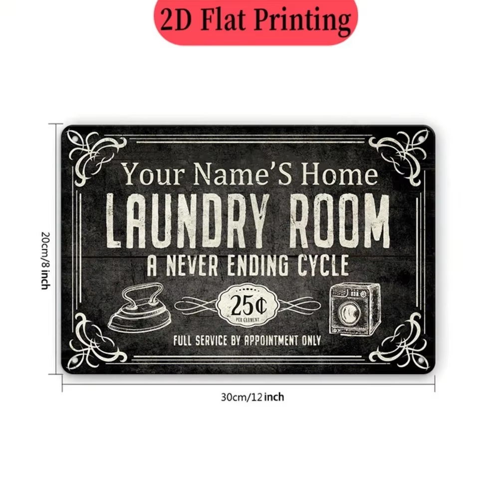 Wäscheschild mit individuellem – Laundry Bewertung und Preis