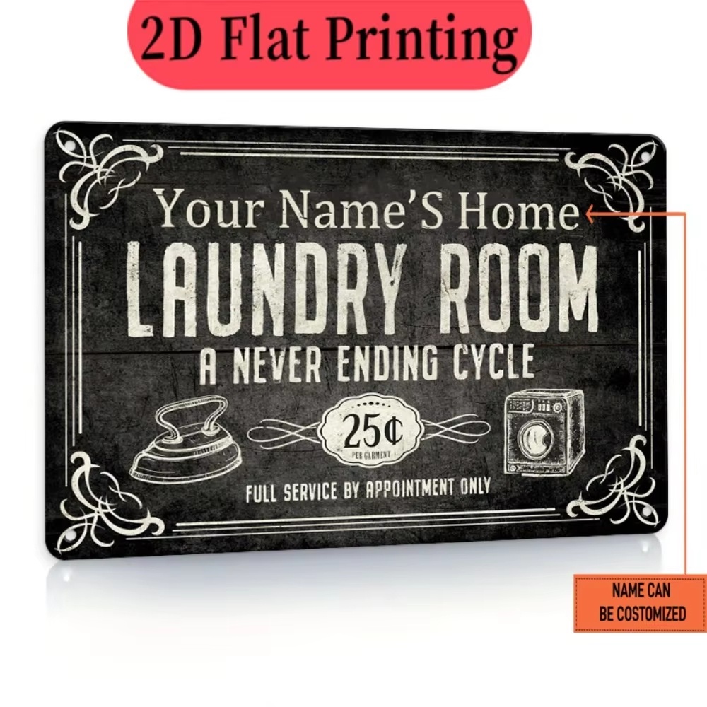 Wäscheschild mit individuellem – Laundry Bewertung und Preis