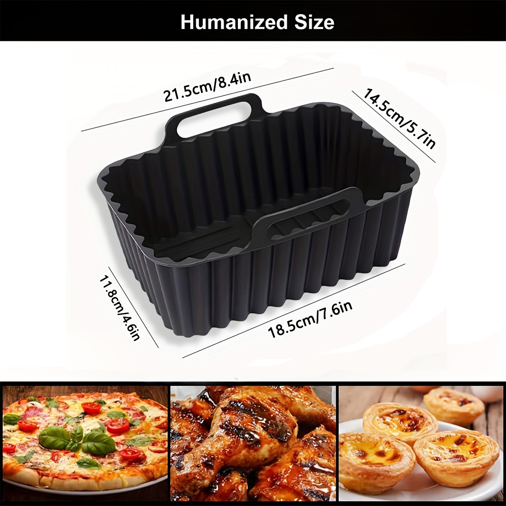 2 Stück Silikon-Topf für Heißl – Air Fryer Silicone Pot Liner Bewertung und Preis