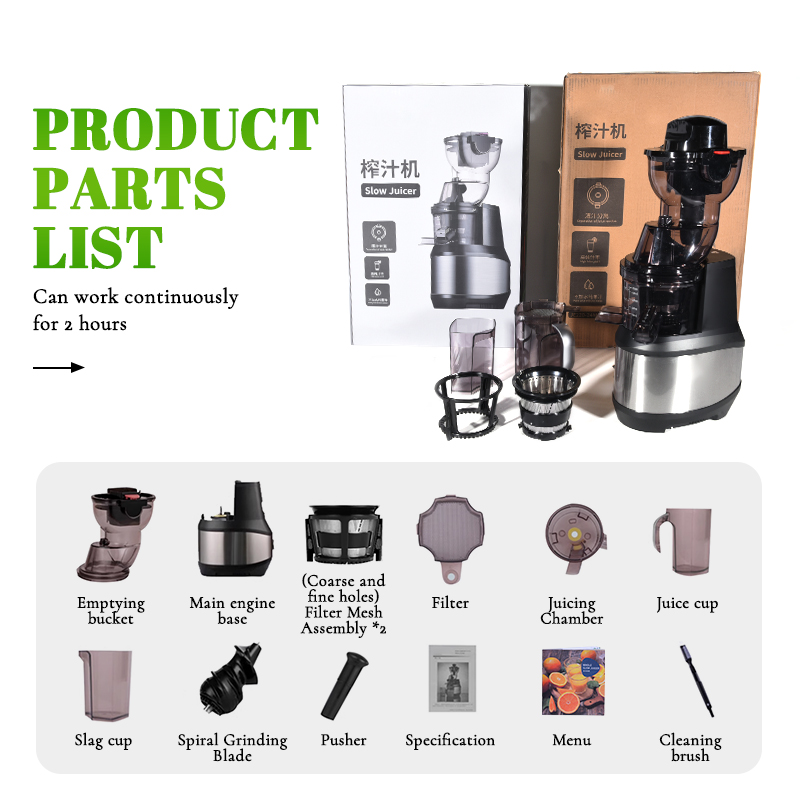 Elektrischer Entsafter BPA-fre – Electric Slow Juicer Cold Press Bewertung und Preis