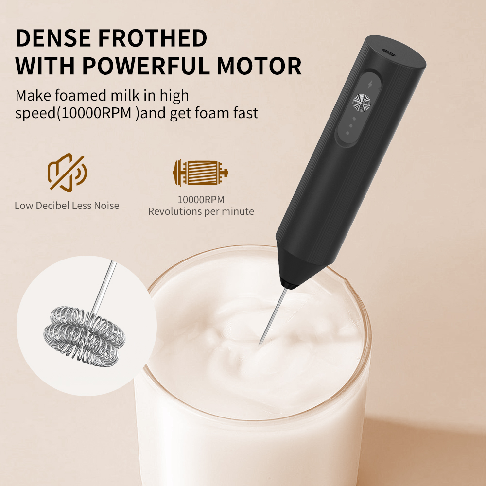 Multifunktionaler, kabelloser, – Electric Milk Frother Handheld Bewertung und Preis