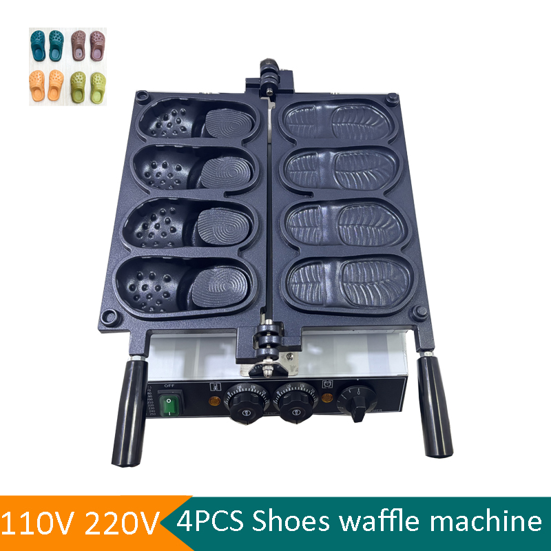 Kommerzielle Slipper-Form Waff – Mini Waffle Maker Machine Bewertung und Preis